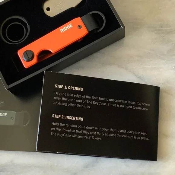 The Ridge KeyCase in Orange - Picture 9 of 10